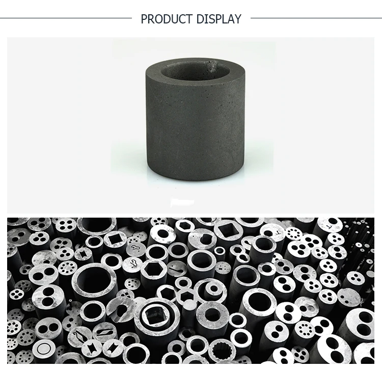 Factory wholesale graphite die mold for continuous casting metal rods crucibles