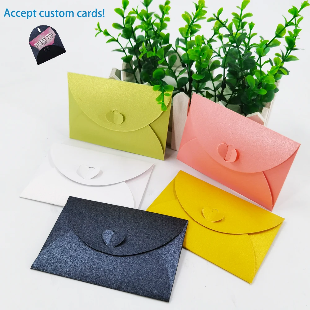 Оптовая продажа в наличии роскошная Подарочная коробка для свадебных открыток складные бумажные маленькие конверты на