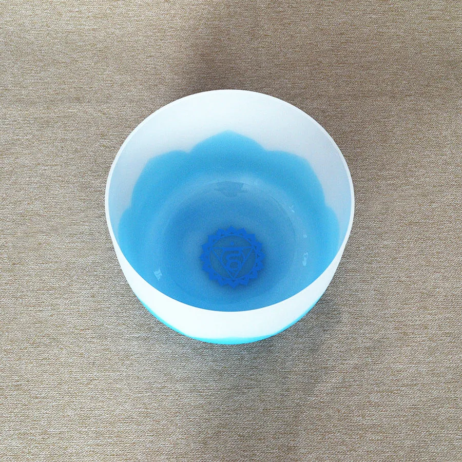 HF Full Sets of Chakra Energy Quartz Crystal Singing Bowls For Rousing Superconscious