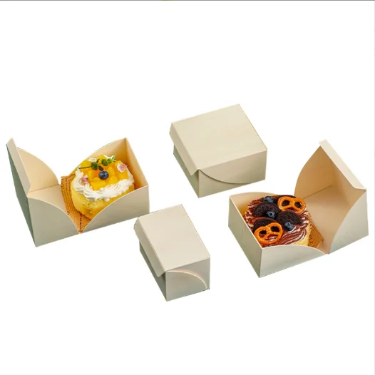 GMIFood take away disposable factory small custom print for mini donuts paper donut packing box custom mini white pink cake box