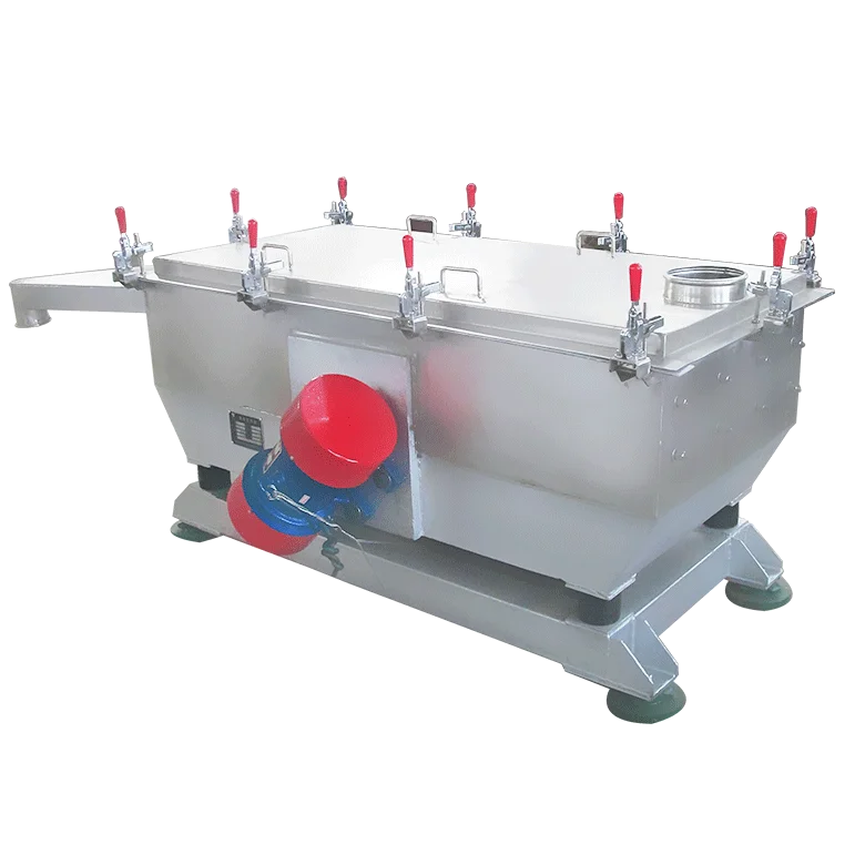 Linear Vibrating Sieve machine for dehydrated vegetables Garlic Ginger onion potato carrot granules tea granule