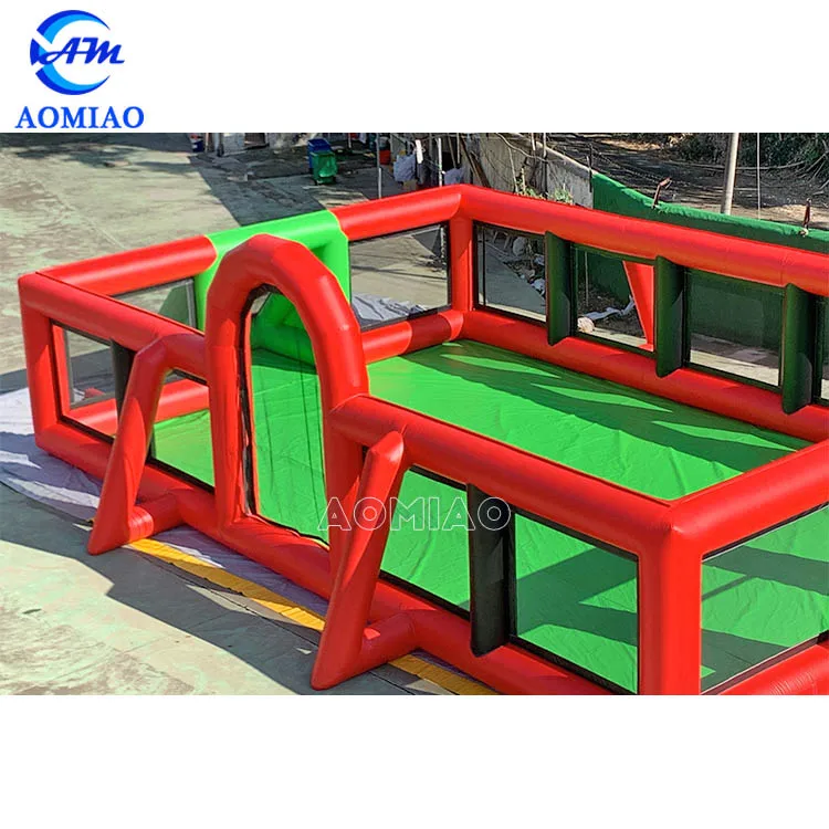 
Hot Sale Inflatable Soap Football / Soccer Field Giant football pitch 