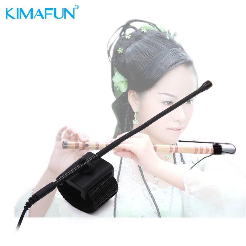 KIMAFUN KM-G150-4 беспроводной микрофон для флейта пикколо Мини конденсаторный производительности прямая трансляция видео запись