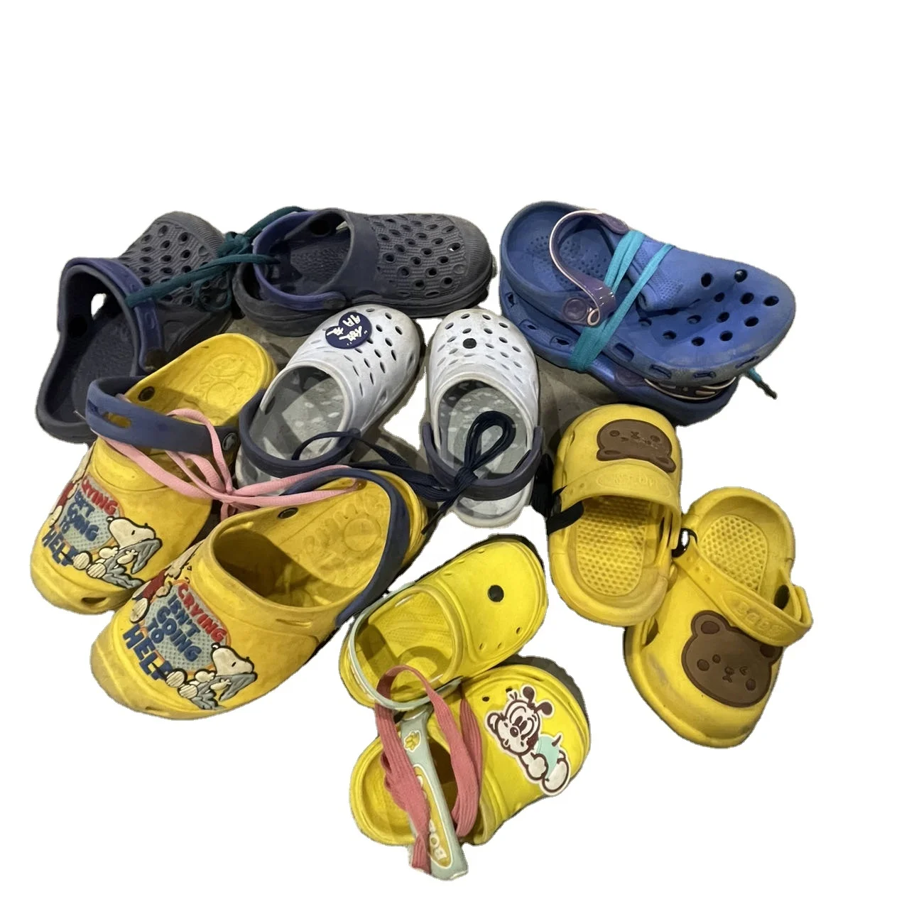 Wholesale china factory second hand shoes mixed size used shoes slippers for children