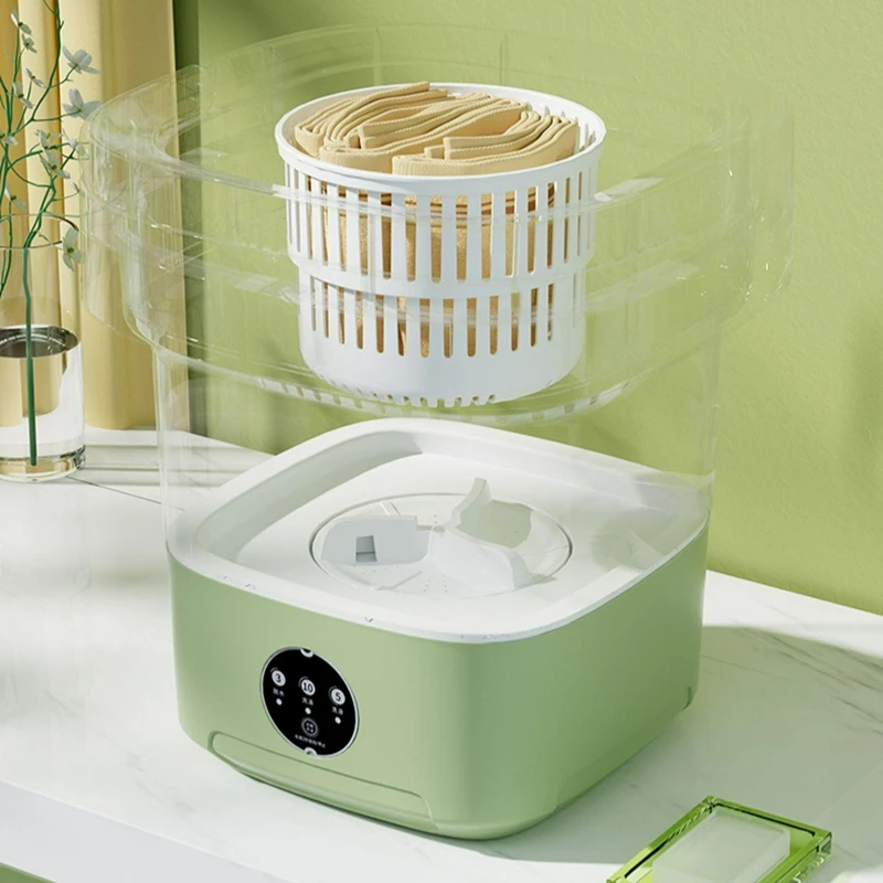 In stock 4.5L 6L 8L 11L Home travel single tub laundry washer electric foldable folding portable mini washing machine