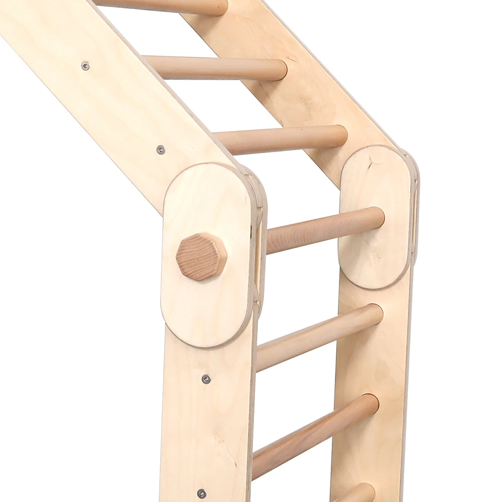 Factory Wholesale Indoor Playground Play Gym Wooden Indoor Play Gym With Bed