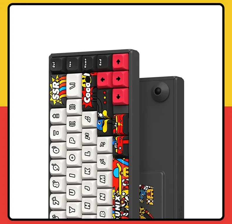 IQUNIX F65 Wireless Mechanical Keyboard Aluminum Three Mode Gaming Keyboard Hot Swap RGB Ergonomics Keyboard Gamer