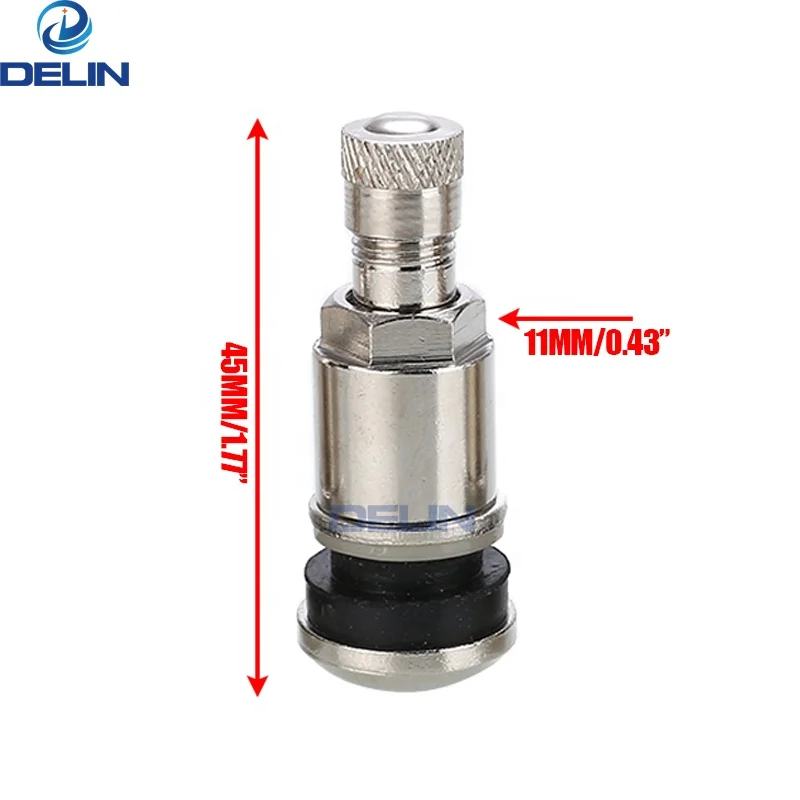 Car Metal Clamp-in Tubeless Tyre Tire valve stem Wheel Schrader Valves