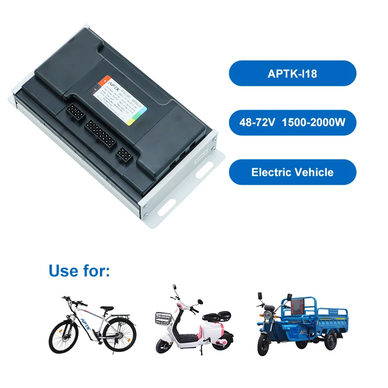 OEM Customized 60V 72V Electric Scooter Controller EBike Parts 2000W Hub Motor BLDC Controller