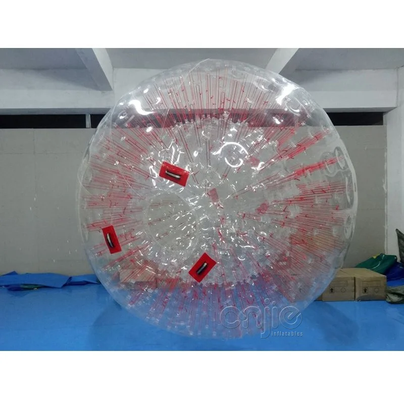 Interactive large Body zorbing ball Zorb ball inflatable human sphere For Water Fun or For Grass running or For Bowling