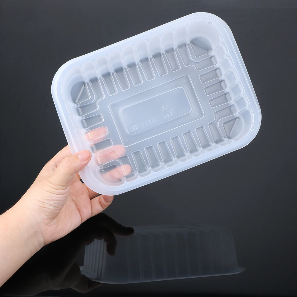disposable pp recyclable Plastic Frozen Safe food  Meat packaging Tray for food