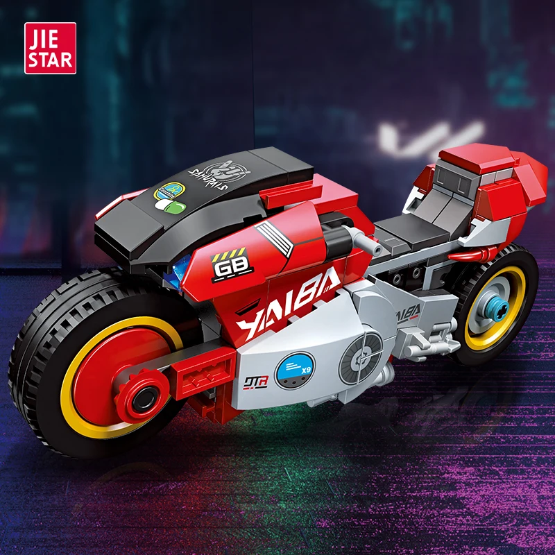2024 hot selling Assemble car toys motorbike building block toys kids puzzles educational toy ready stock kid educational