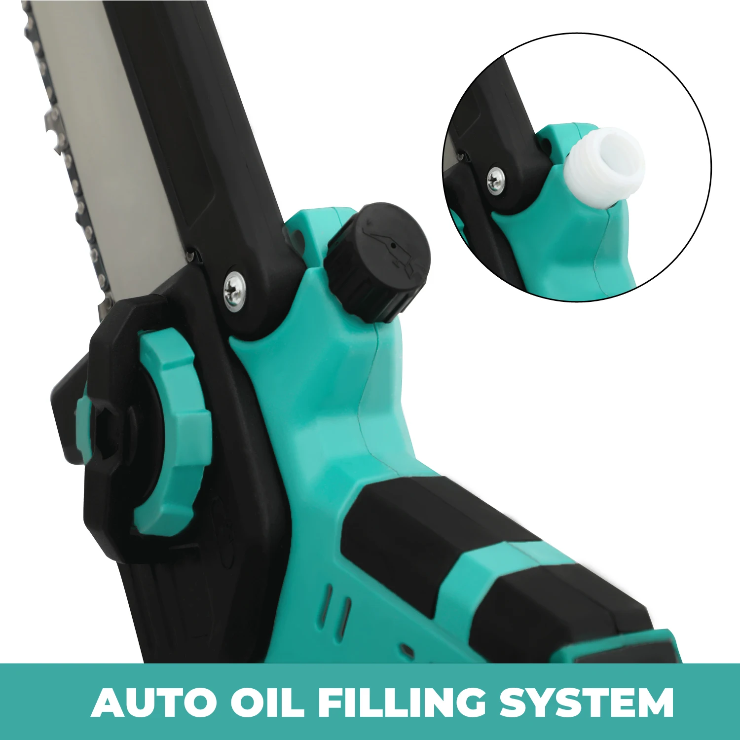 20V Portable Handheld Electric Tree Cutting Cordless Chain Saw Lithium Battery Mini Chainsaw Electrical For Wood