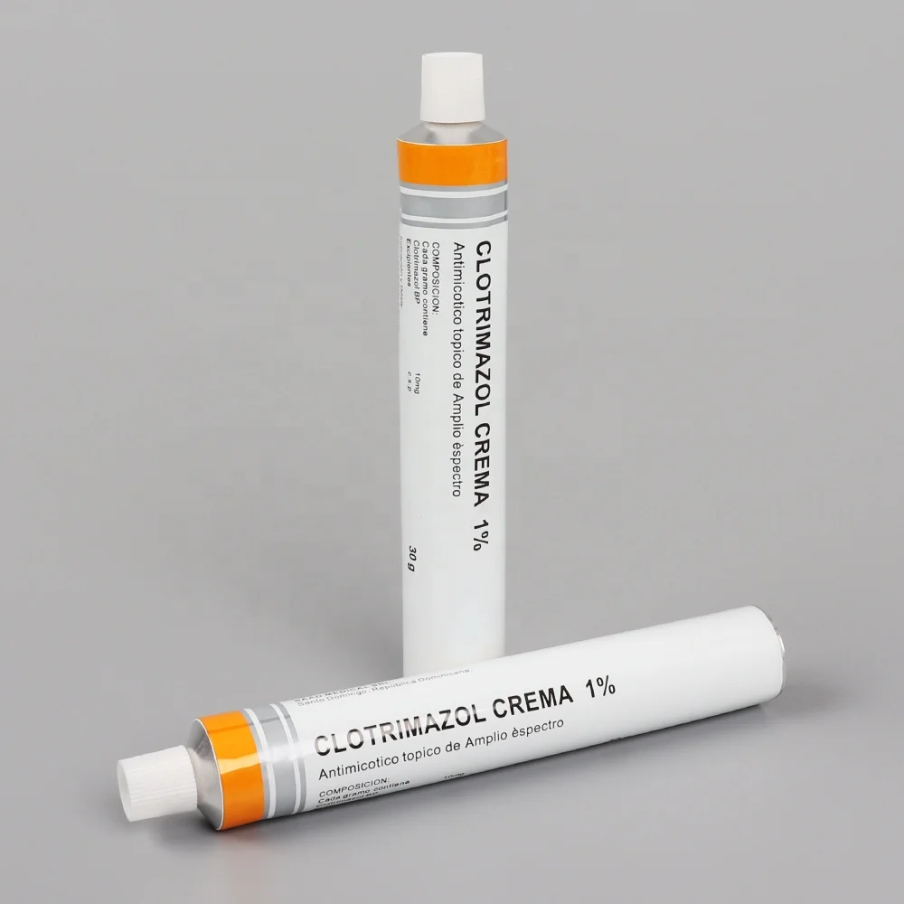 Aluminum Round Empty Ointment Tubes Container unguent
