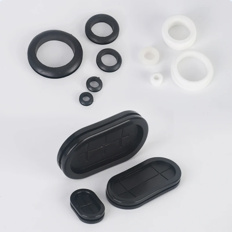 Oval protection coils, double-sided dust protection rubber rings Rubber products Oval rubber grommets