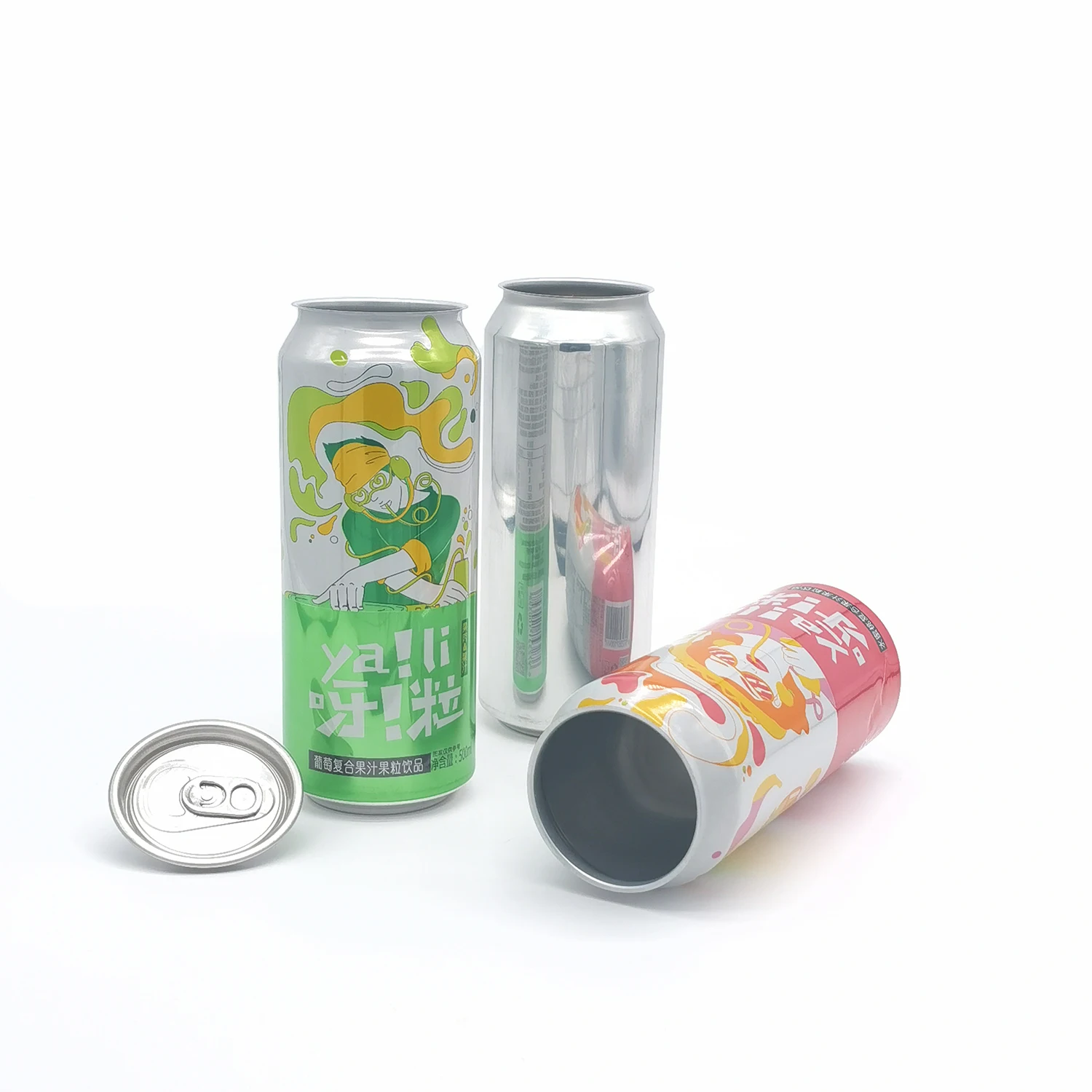 china manufacturer custom 275ml 1000ml 200ml 500ml 330ml sleek shrink sleeve packing can recycling beer aluminum round soda cans
