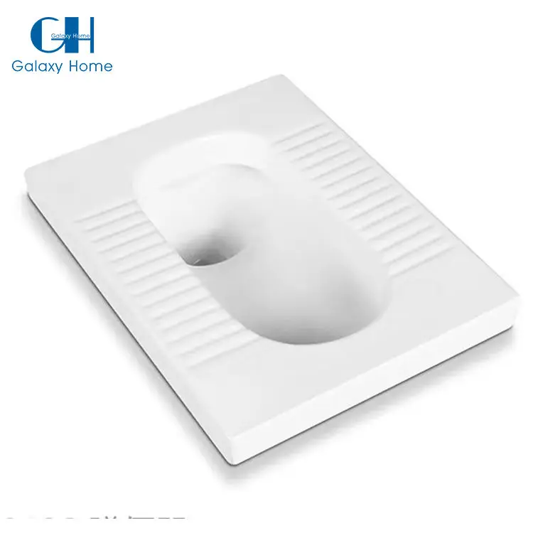 Белая керамическая Слитная санитарная сковорода для ванной комнаты недорогая противоскользящая туалета отеля легко очищающаяся унитаза