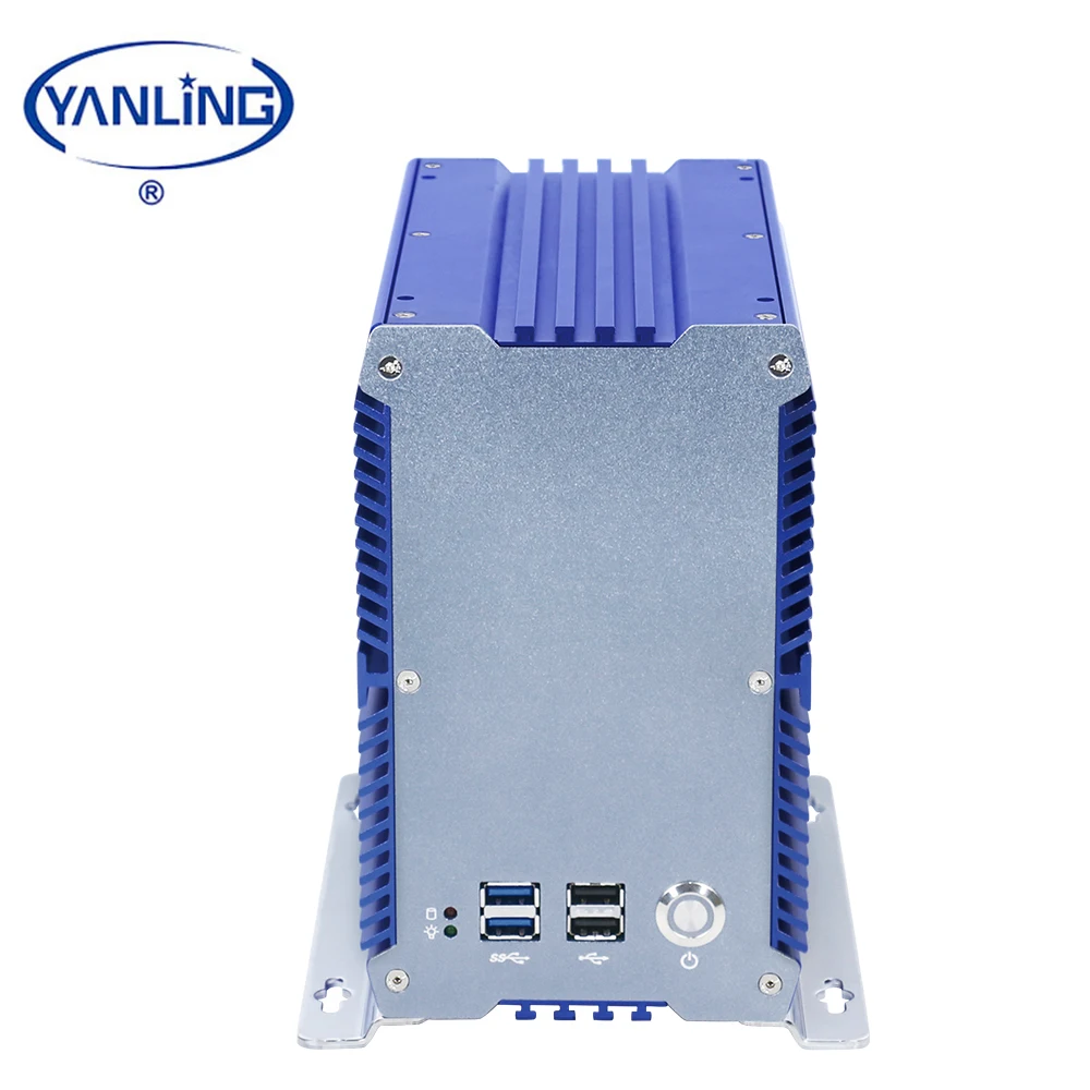 Высокая производительность Intel 3865u безвентиляторный yanling 2 ethernet Мини ПК с pci слот