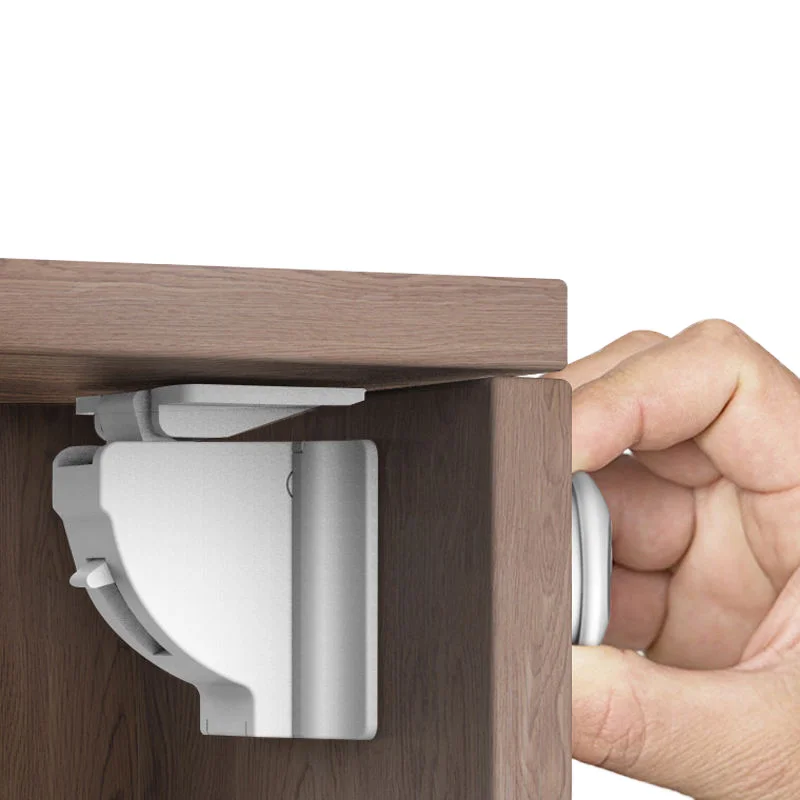 Children Hidden Magnet Lock Anti Opening Invisible Safety Cabinet Magnetic Locks