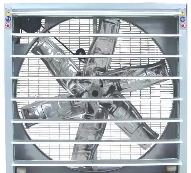 Alibaba gold supplier Low noise Cooling 50 inch hundred revolution heavy hammer exhaust fan for Factory Greenhouse Poultry Farm