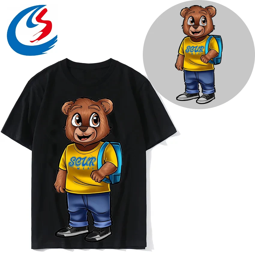 Caisheng Direct to Film Heat Press Transfer A4 Vinyl Heat Transfer Designs Printing PET Film Sublimation Paper for T-Shirt