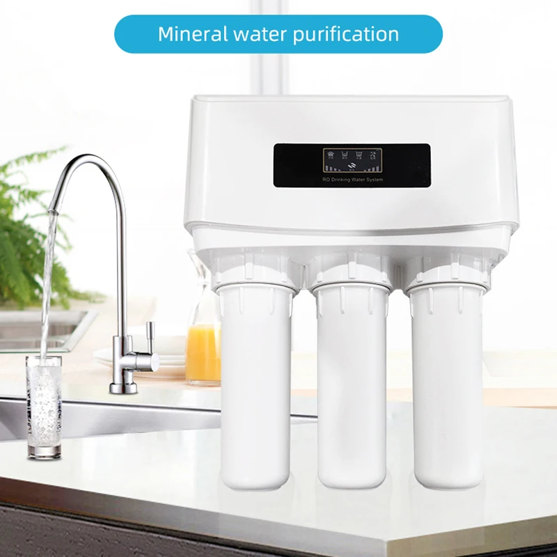Commercial 5 Stage Water Filters 100gpd Ro Water Purification System Water Treatment Machinery