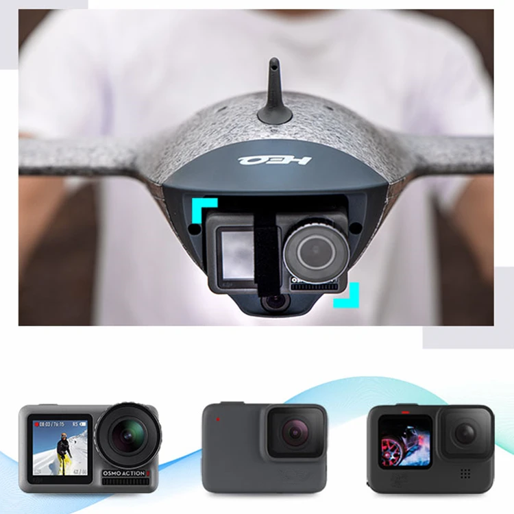  Swan K1 PRO New Technology Fixed Wing No Need Rudder Vertical Take Off Landing Professional Mini Drones 2021 FPV Racing