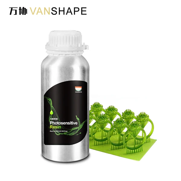Прозрачная литейная Смола Vanshape для ЖК-принтера жидкости из смолы Фотополимерная