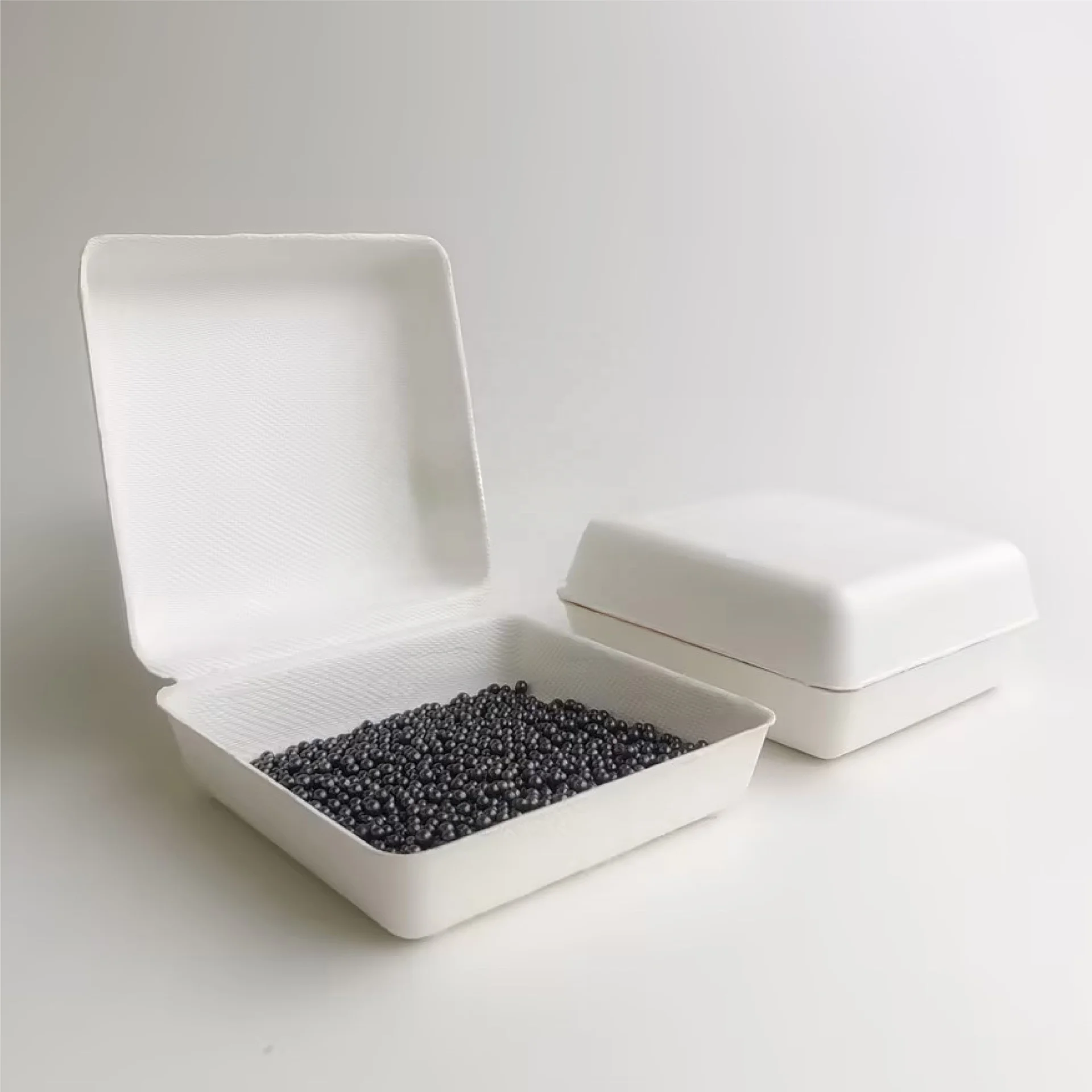 Factory Wholesale Luxury Biodegradable Paper Pulp Packaging Boxes Eco-friendly Raw Material Clamshell Box
