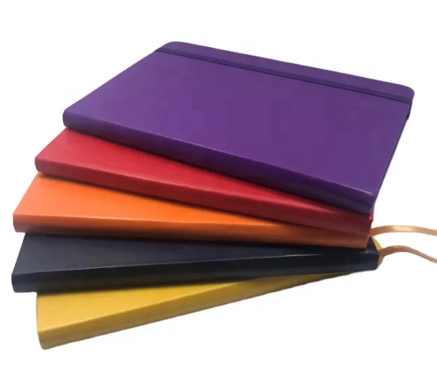 Cheap Bulk Custom Logo Promotion Writing Books Wholesale Customized  A5 PU Leather Paper Notebook With Elastic Strap