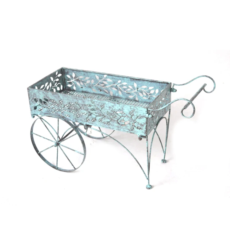 Декоративный горшок для сада, свадебное украшение, подставка для цветов с колесиком