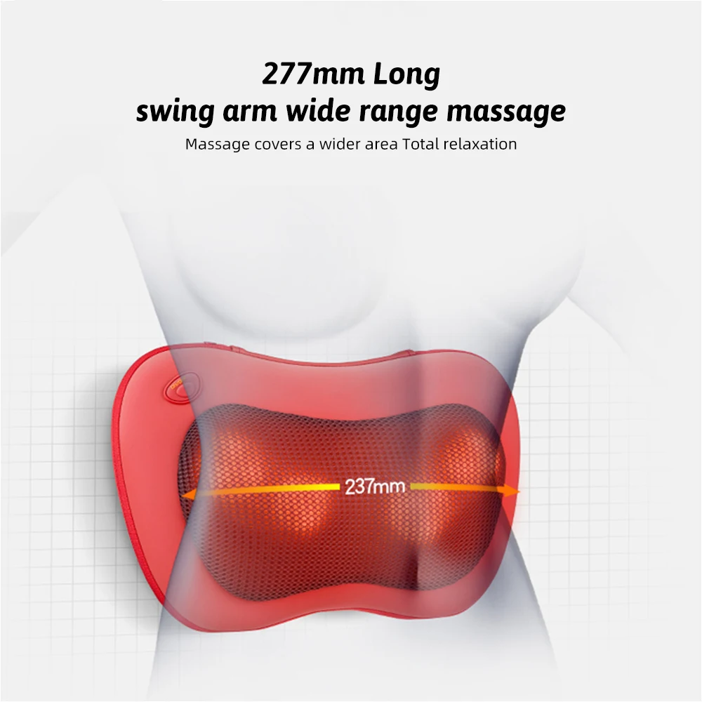 Wireless Electric Neck Massager Neck Shoulder Massager for Neck Back Body Massager with Heating