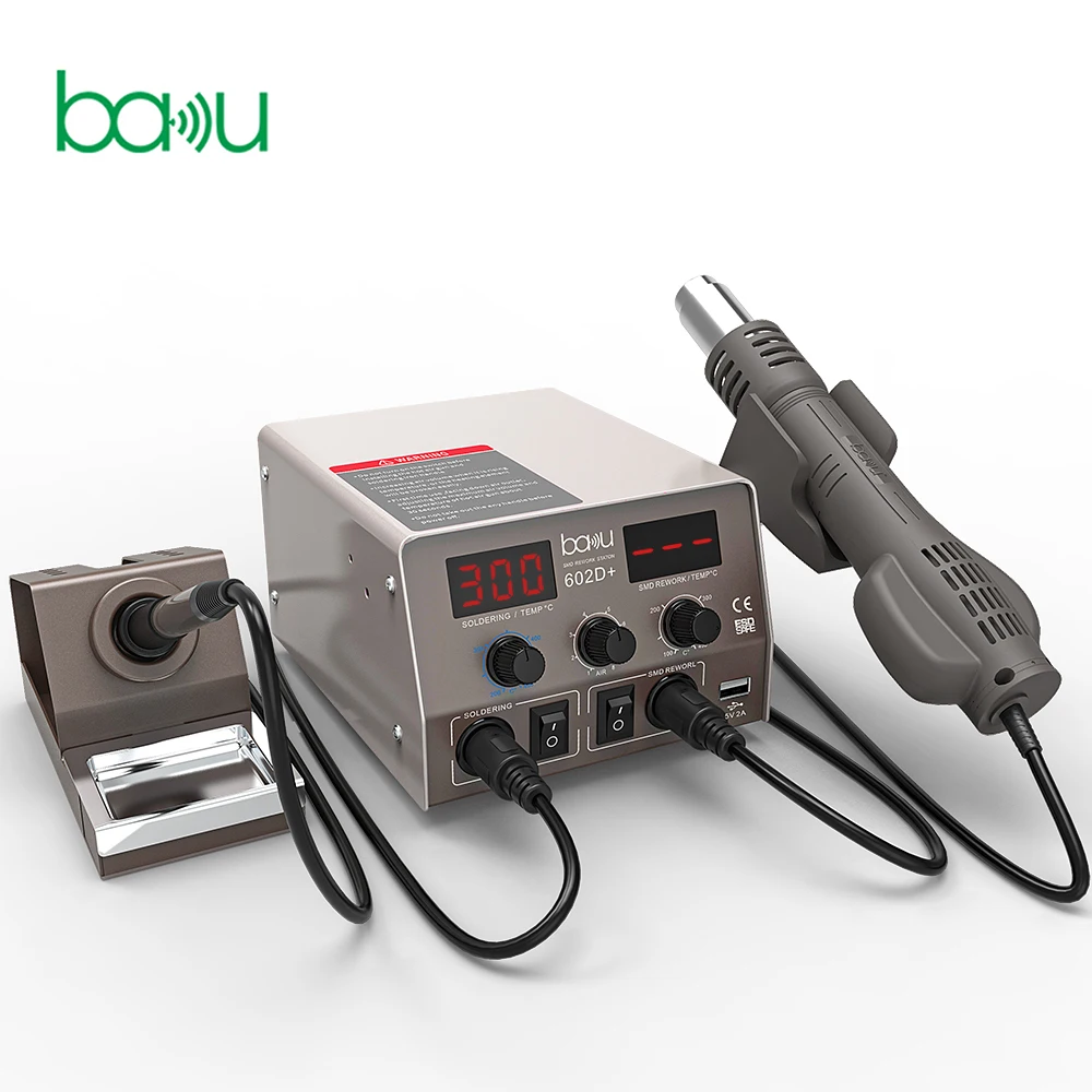 Updated product soldering rework station BAKU ba-602D+ welding equipment cell phone repairing soldering stations