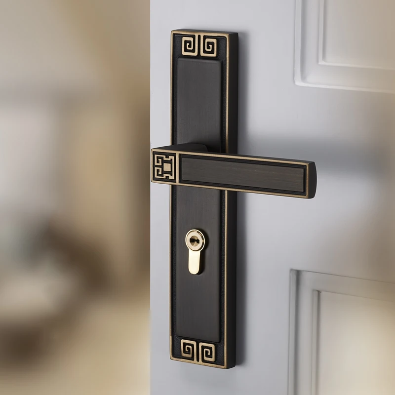 YZH full brass exquisite style best selling and good quality split lock for interior door