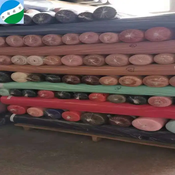 Warehouse  good quality polyester bubble chiffon dyed fabric in stock lot tecidos importados da china