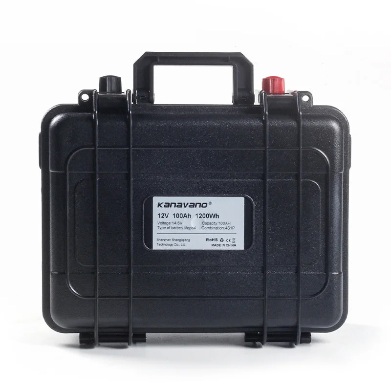 2021 LiFePO4 Battery 3.2v 12v 100ah Portable  Lithium Iron Phosphate Battery Pack For Trolling Motor Electric Boat Soar Panel