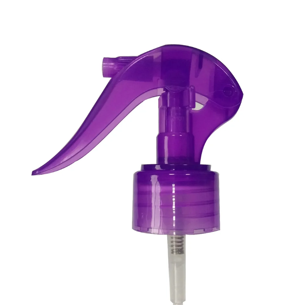 Customized gold silver closure 24/410 28/410 Aluminum Plastic fine mist mini trigger pump sprayer