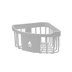 2021Hot-selling Wholesale Punch-free corner shelf toilet wash rack bathroom seamless wall-mounted tripod storage rack