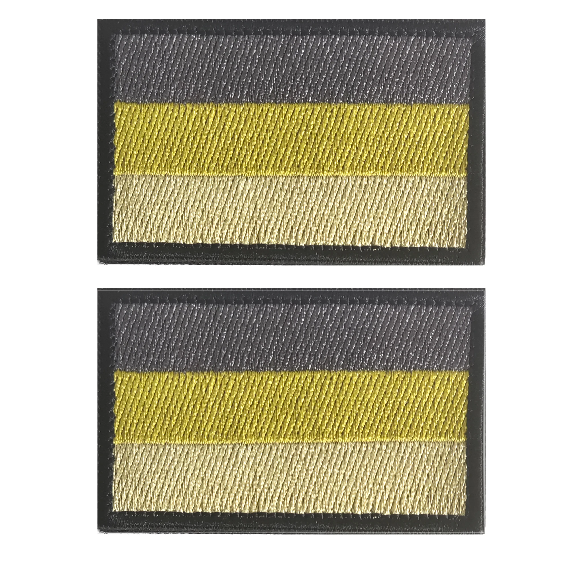 Set of 2pcs German patches emblem Embroidery Hook and Loop Fastener Morale Badges Armband Helmet Patches flag diy armlet patches