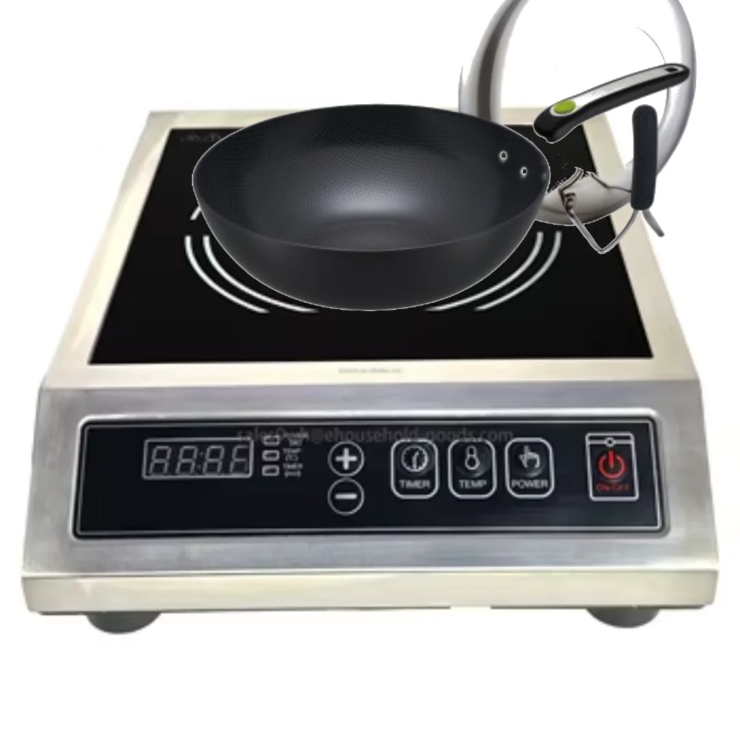 High-Power Commercial Induction Cooker Plastic bottom Electromagnetic Induction Stove/Cooktop Household Use Factory Price