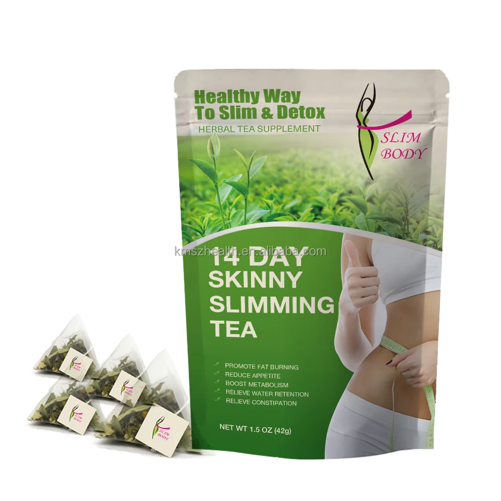 Private Label Service Customized 14 & 28 Burn Tummy Skinny Detox Tea
