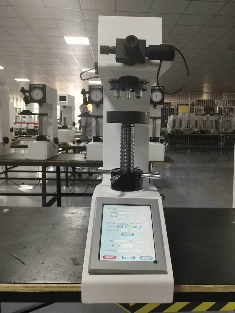 MODEL HVS-10TZ AUTO TURRET  touch screen DIGITAL DISPLAY VICKERS TYPE  HARDNESS TESTER