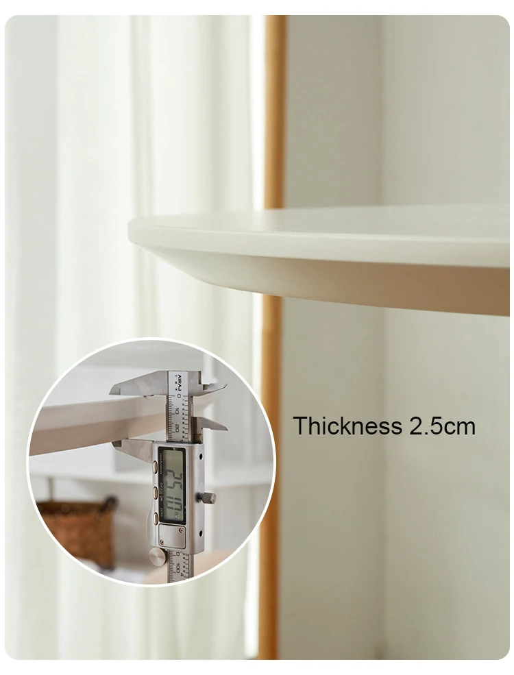 Nordic modern classic MDF white round top bell leg base luxurious big dining table for dining room living room