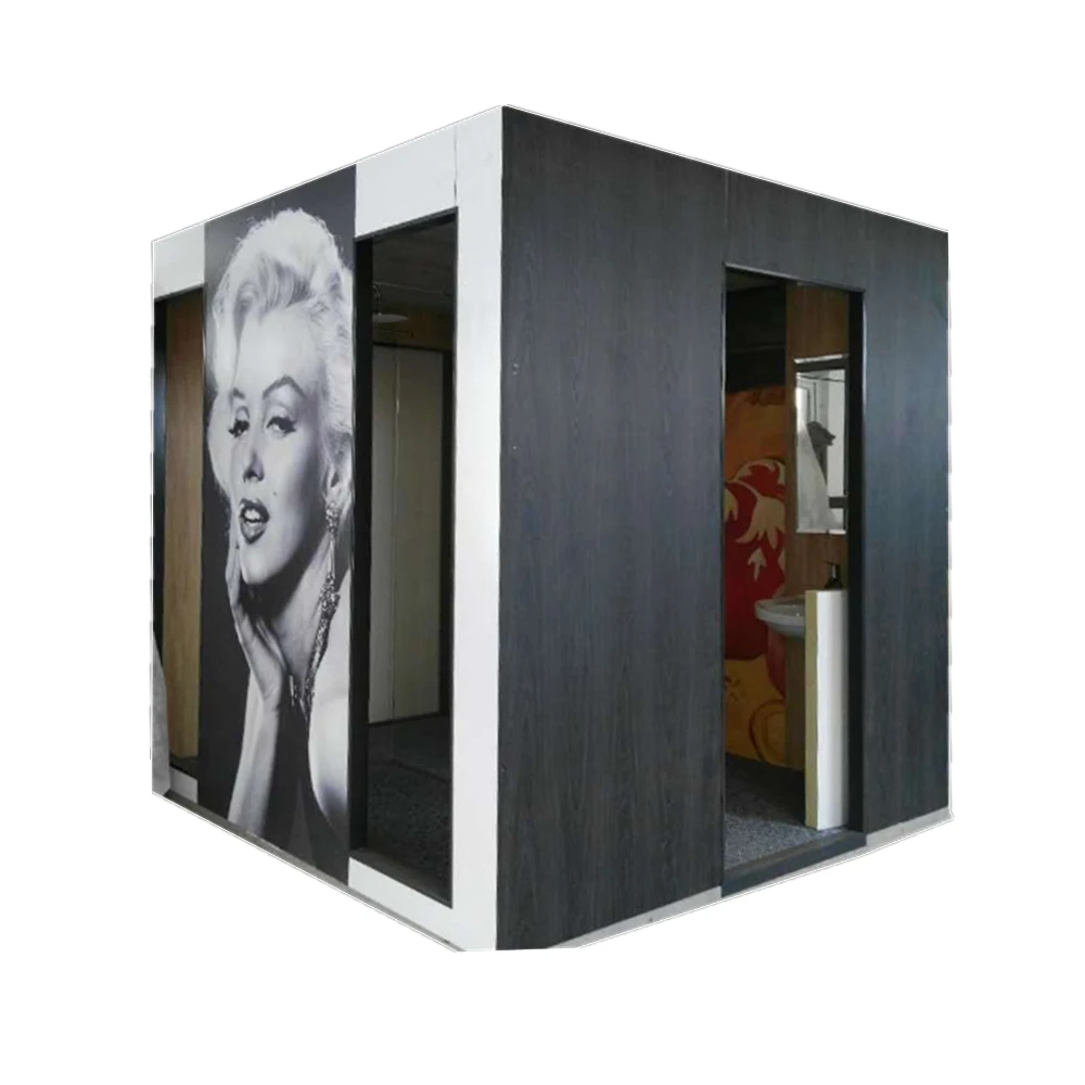 better insulation prefab bathroom unit with toilet mobile room made of honeycomb sandwich panel