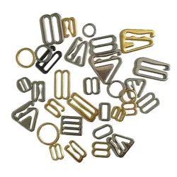 Высококачественные Аксессуары для нижнего белья, пряжка для бюстгальтера, аксессуары для купальников, регулирующее металлическое кольцо, скользящий бюстгальтер, G-образный крючок