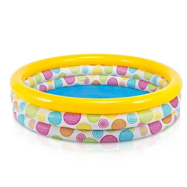 
2021 new hot-selling colorful inflatable three-ring swimming pool adult hot spring pool 