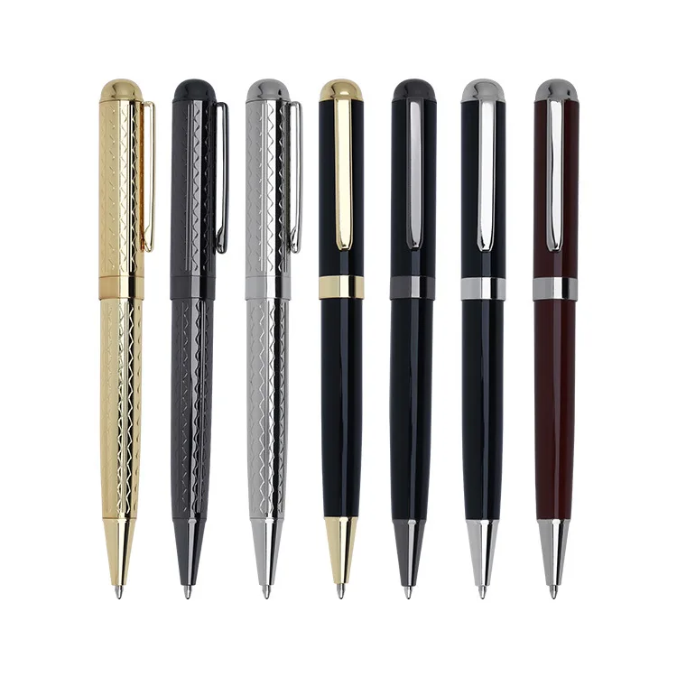 Factory Price Luxury Gift Ball Pen Customized Office Metal Parker Gold Silver Clip Ballpoint Ball Pens