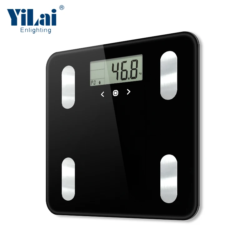 Весы для измерения массы тела, жира, воды, мышечной массы, костной массы, калорий с зарядкой от USB