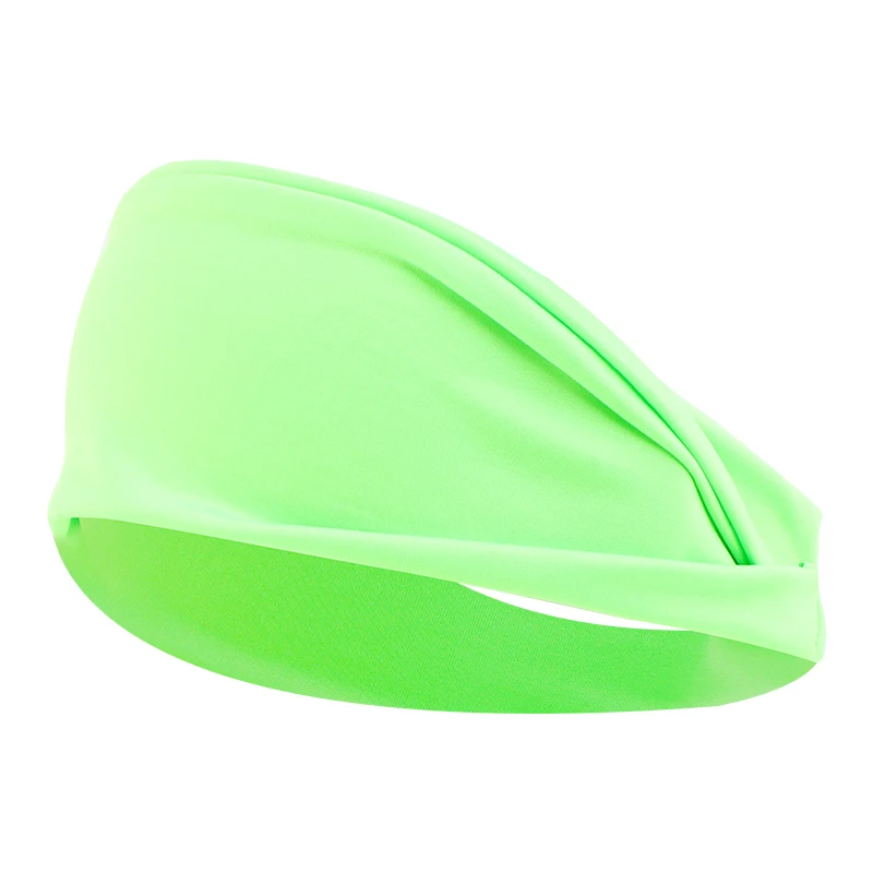 New Women Solid Pattern Sport Headband Salon Hair Accessories Twisted Yoga Hair Make Up Headbands for Ladies