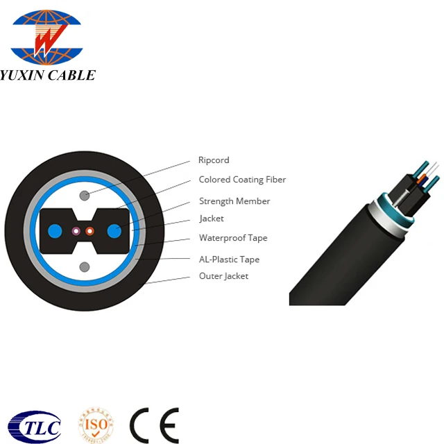 
2 CORE OUTDOOR FTTH DUCT CABLE/FTTH DUCT DROP CABLE/DUCT CABLE 